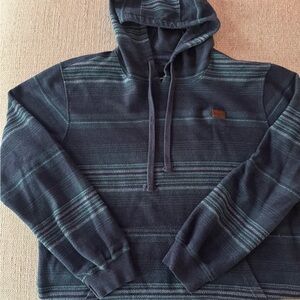 O'Neill Men's Dark Blue Striped Hoodie